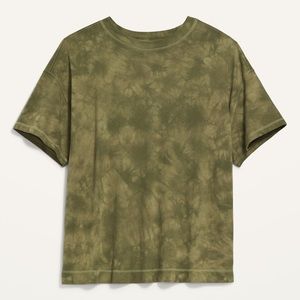 NWT olive tie dye old navy t-shirt